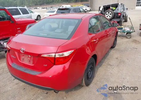 2018 Toyota Corolla Le from USA, damaged, VIN 2T1BURHE3JC008487